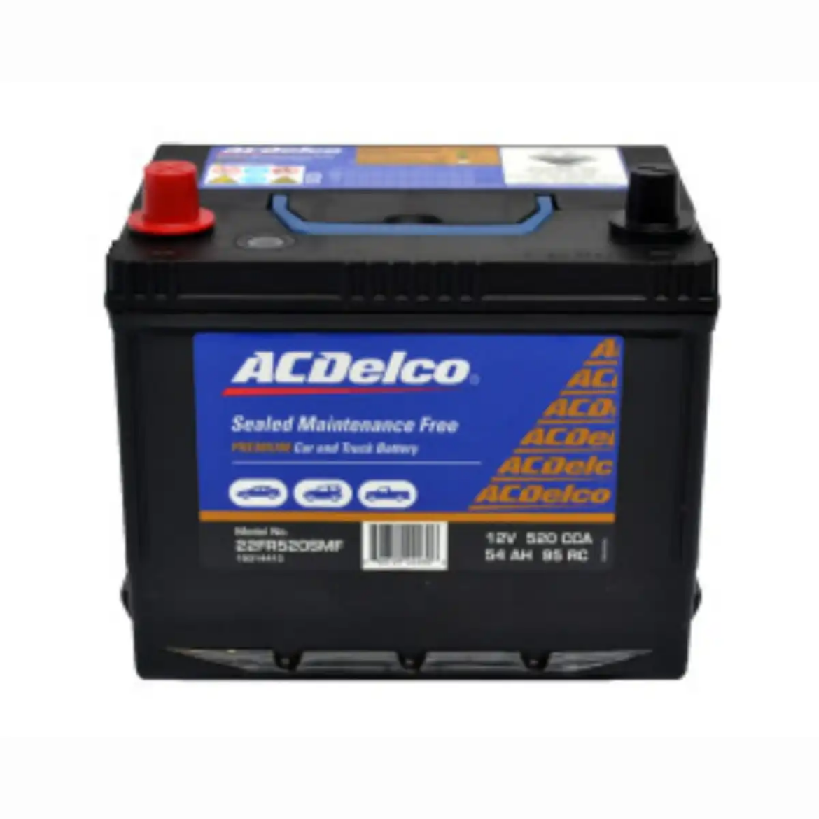Picture of Battery, ACDelco, Maintenance Free, 520CCA (240mmL x 172mmW x 209mmTH)