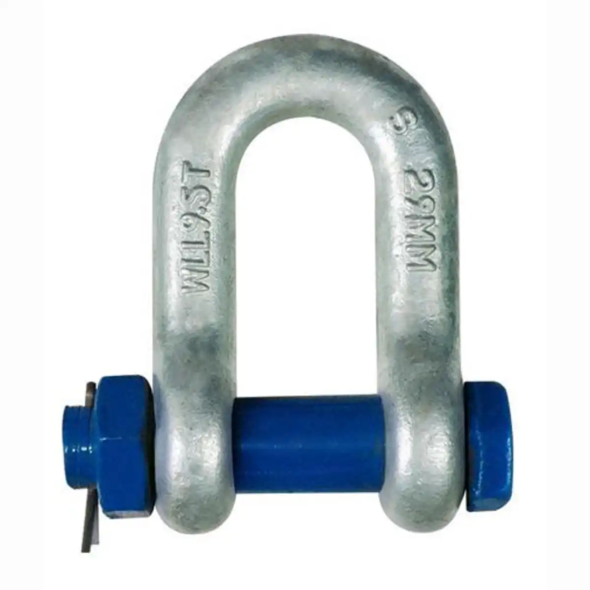 Picture of Shackle, Dee, Grade 'S', Safety Bolt Galvanised 16mm/3.2T