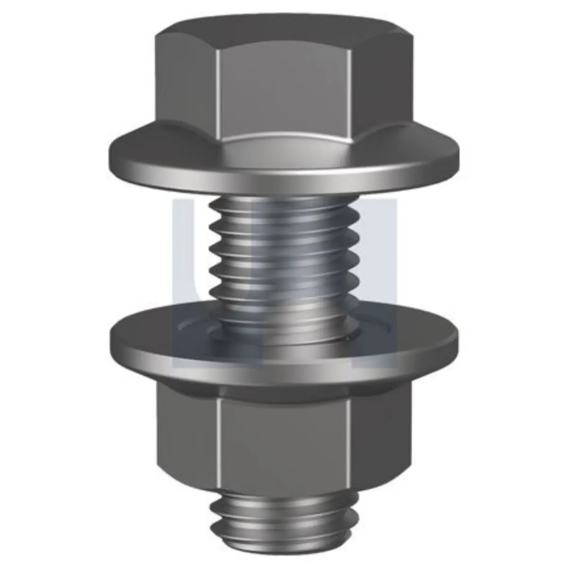 Picture of Purlin, Flanged, Bolt & Nut Kit, M16 x 30, Class 4.6, Zinc Plated