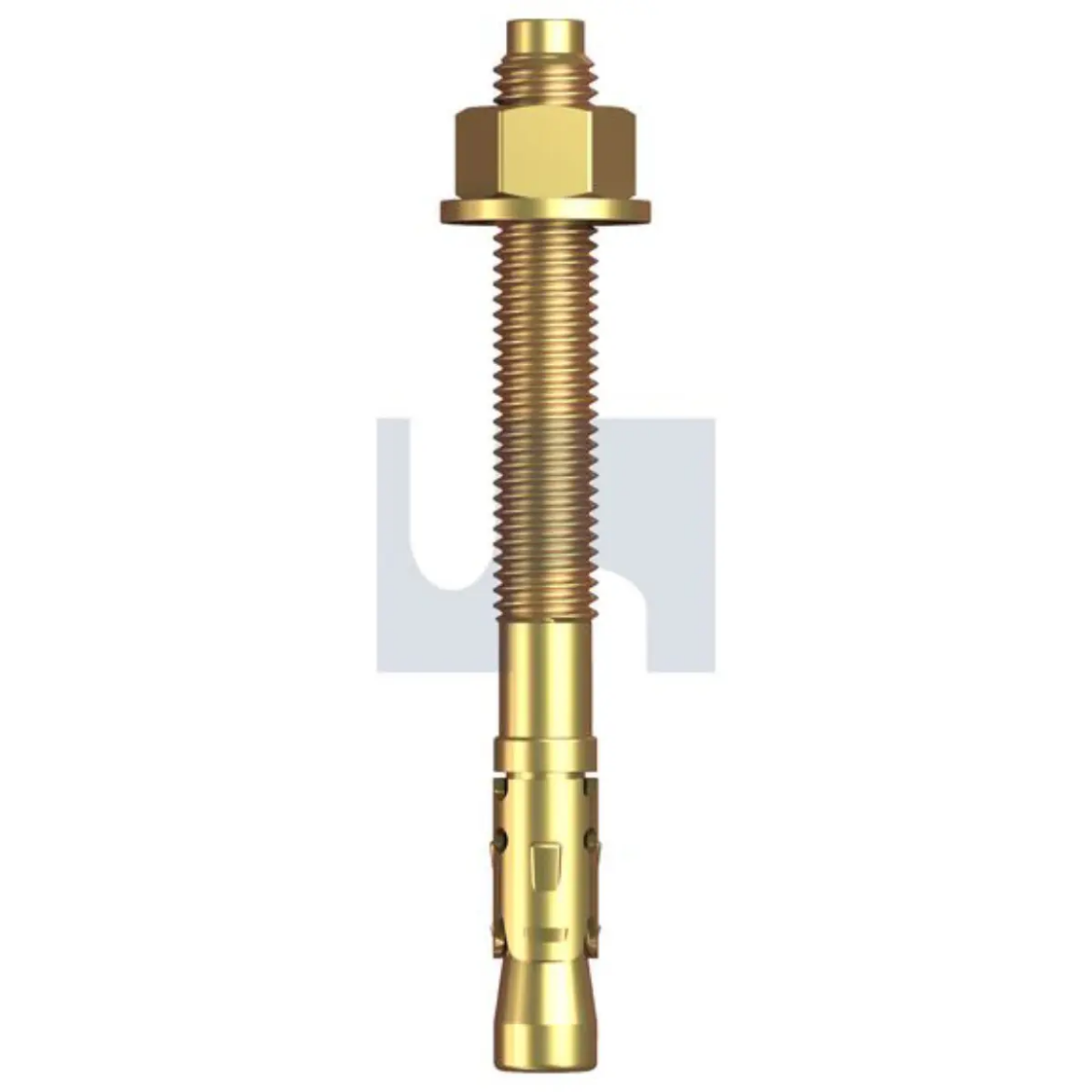 Picture of Claw bolt, Metric, 20 x 125mm, Zinc Yellow Plated