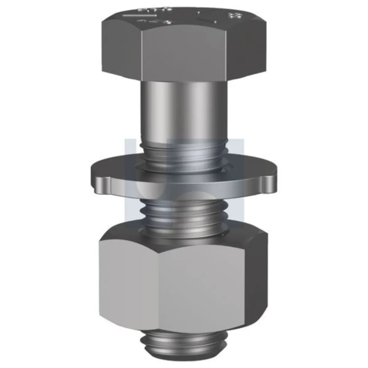 Picture of Bolt, Nut & Washer, Metric, 12 x 45mm, Hex Head, HDG, AS1252-2016, Structural
