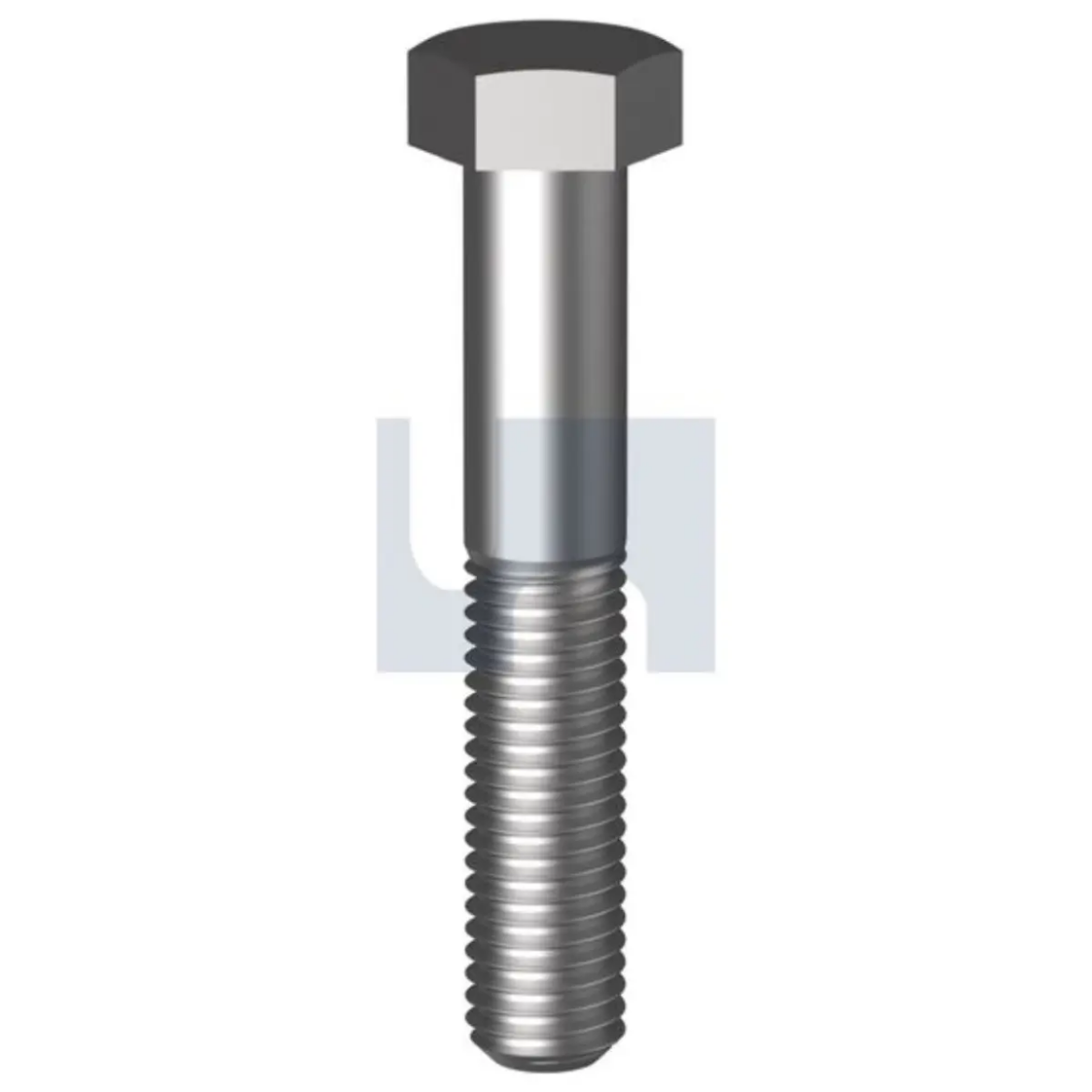 Picture of Bolt, UNC, 1" x 12, Hex Head, Grade 8, Zinc Plated