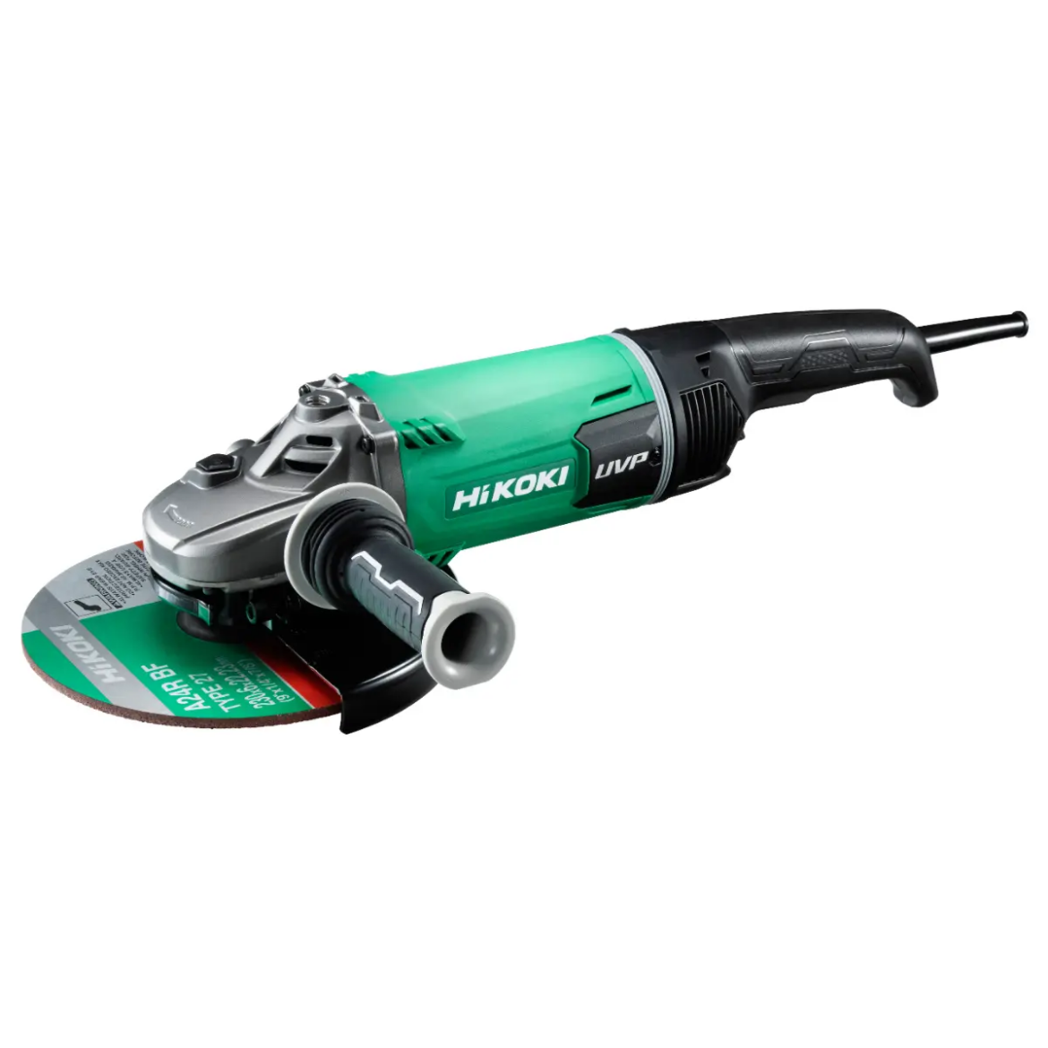 Picture of HiKOKI Grinder, 9"/230mm, 2400 Watt, Deadman Switch, Soft Start, Anti-Vibration Handle, UVP