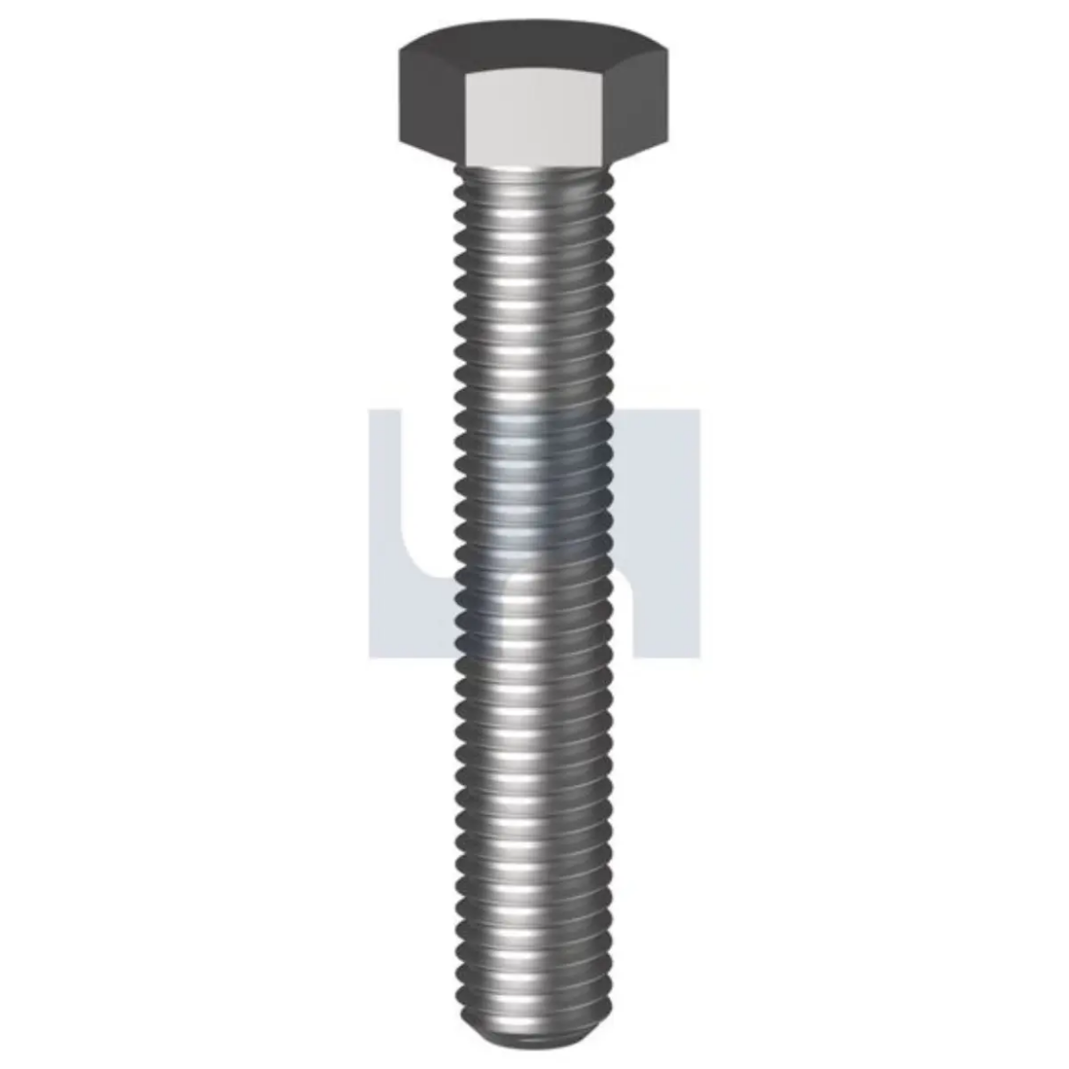 Picture of Set Screw, Metric, 8 x 75mm, Hex Head, Class 8.8, Zinc Plated