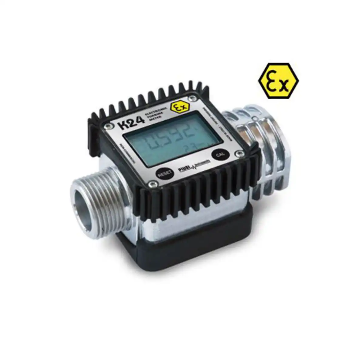 Picture of Fuel Meter, Diesel, 1"BSP Alum Electronic Digital, 7-120LPM flow, 290PSI, Made in Italy