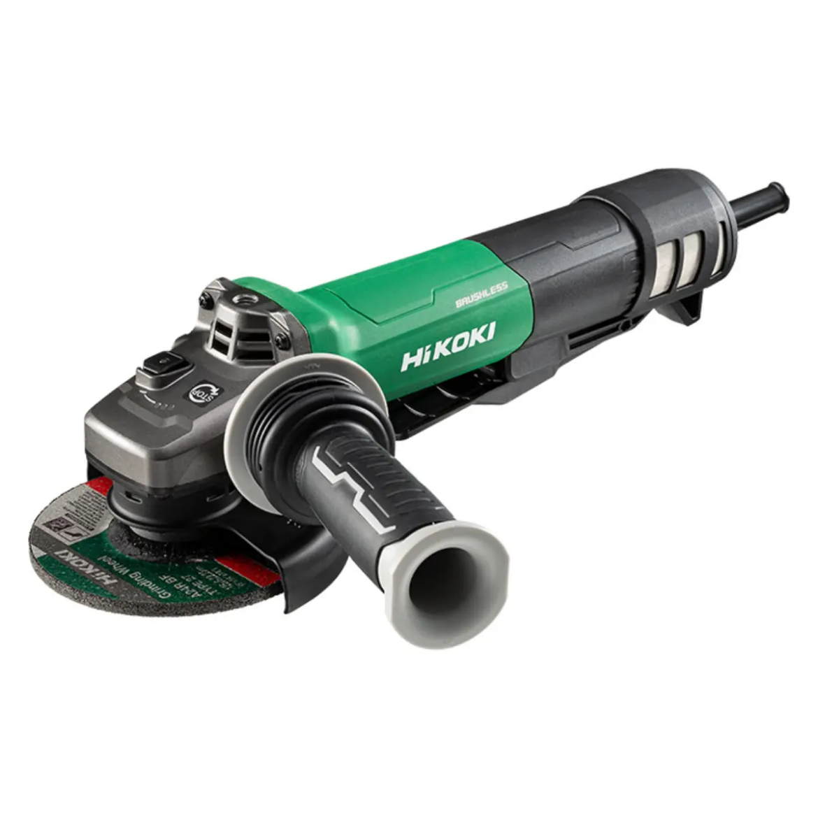 Picture of HiKOKI Grinder, 5"/125mm with Paddle (Deadman) Switch, 1320W, Anti-Vibration Handle