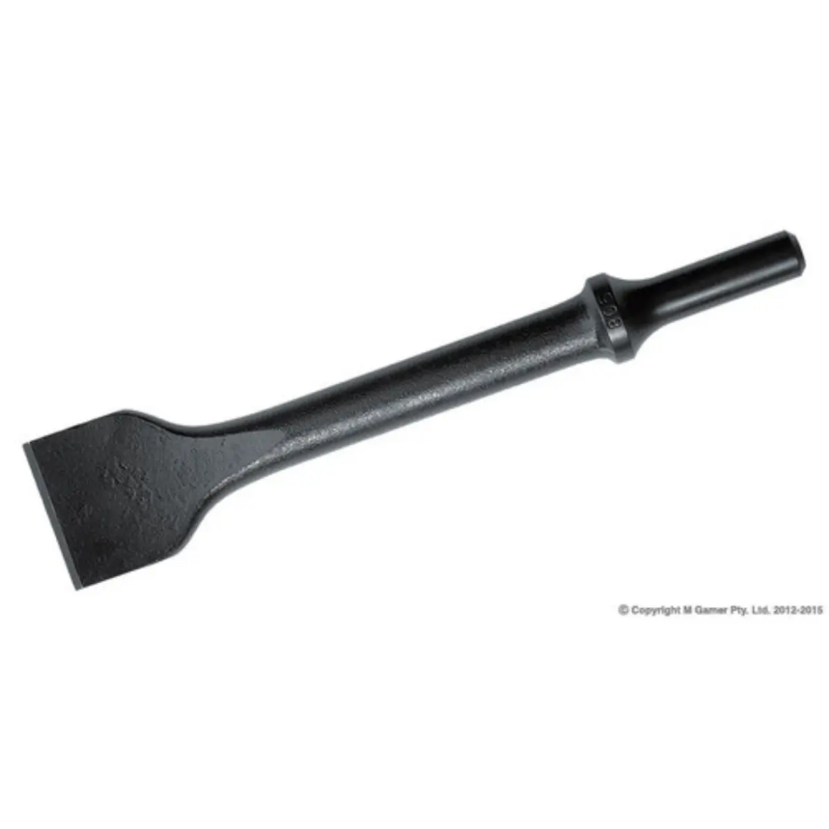 Picture of Shinano Scraper, suit Air Chisel, 32mm Wide (Round Shank 10.2mm)