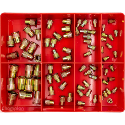 Picture of Grab Kit, Rivet Nut/Nutsert, Steel Assort, 80 Pce