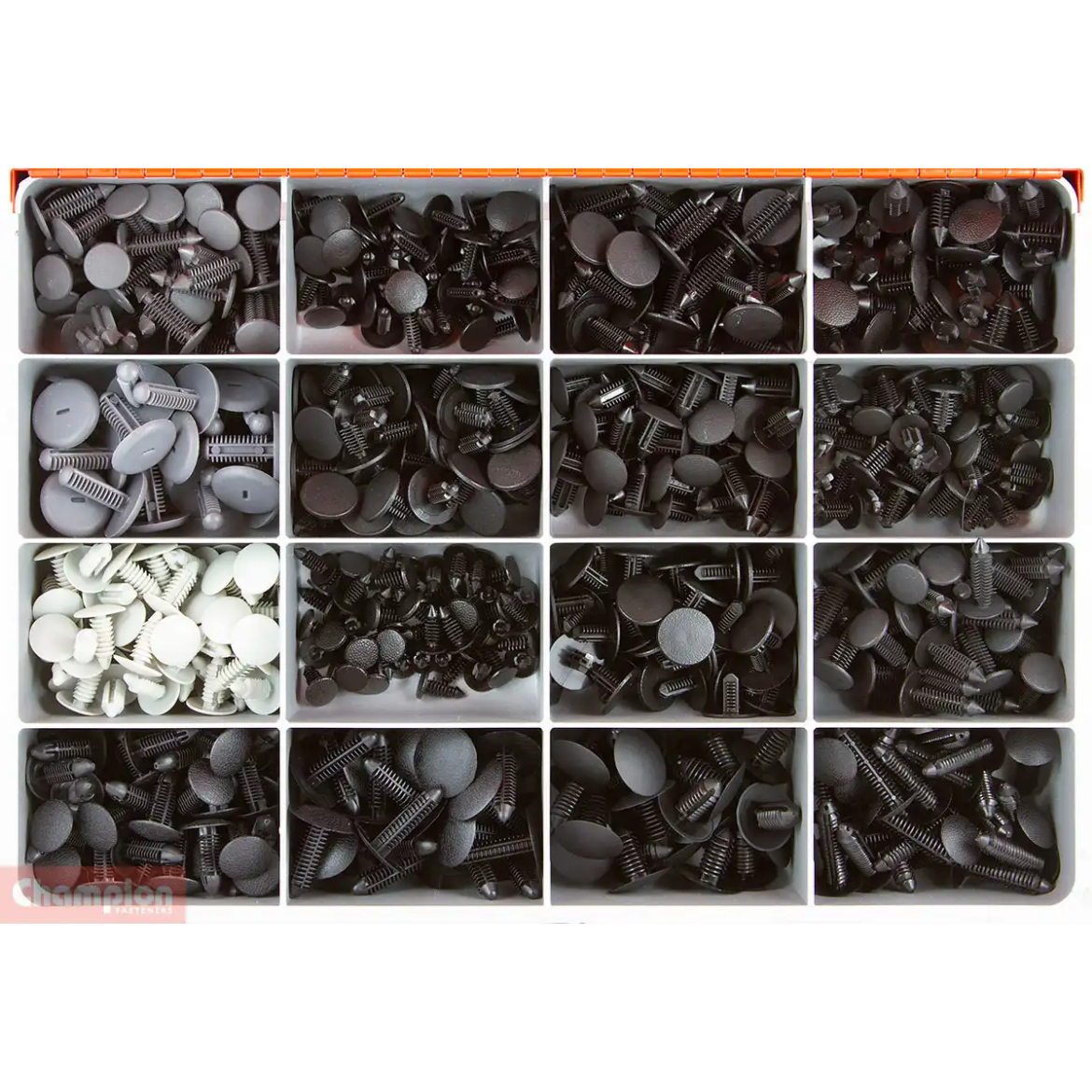 Picture of Master Kit, Trim Clips/Xmas Tree Clips, 16 Types, 690 Pce