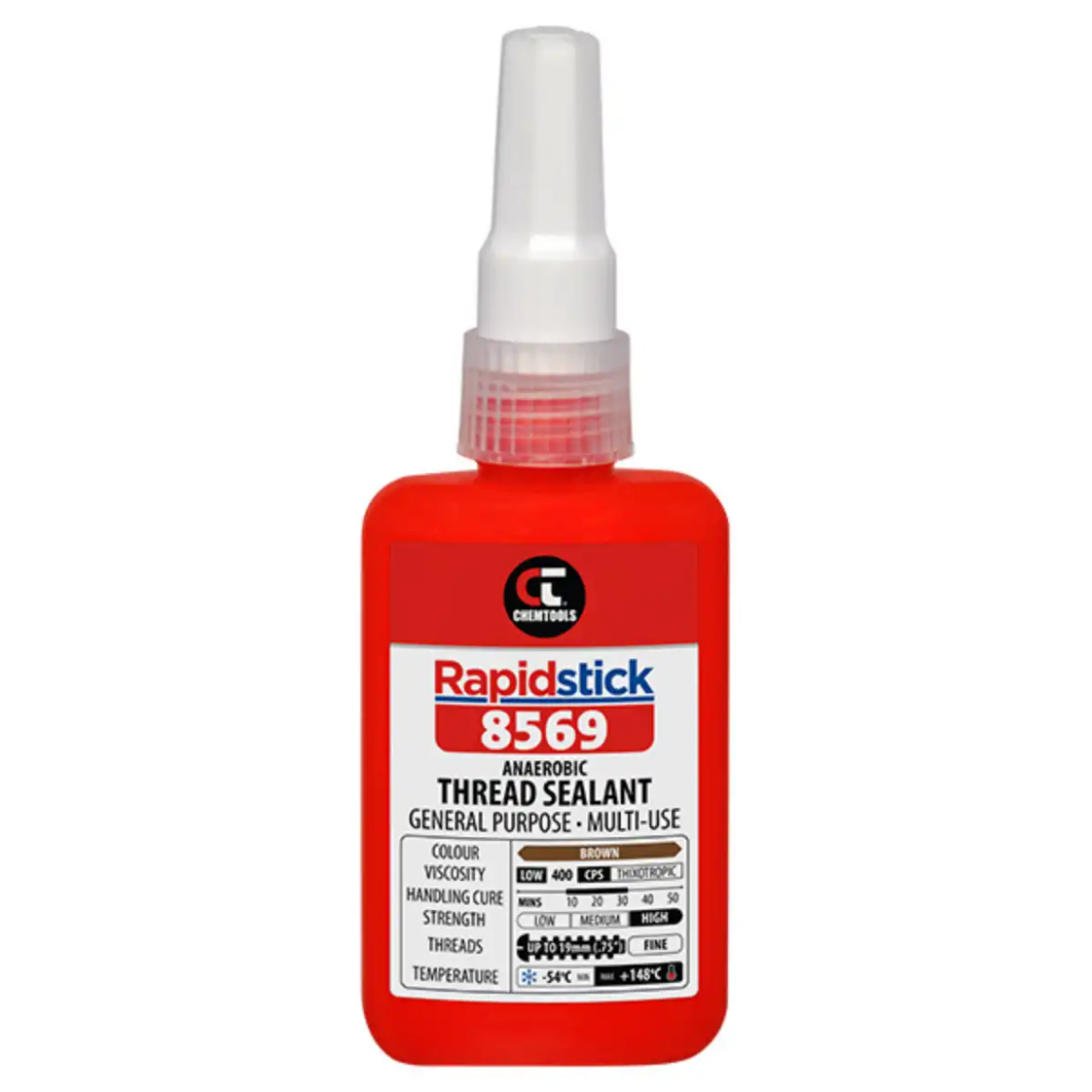 Picture of Rapidstick 8569 Thread Sealant (Multi-Use, Fine Threads) 50ml Bottle