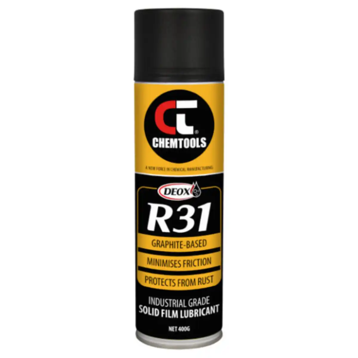Picture of DEOX R31 Solid Film Lubricant Graphite Based 400g Aerosol