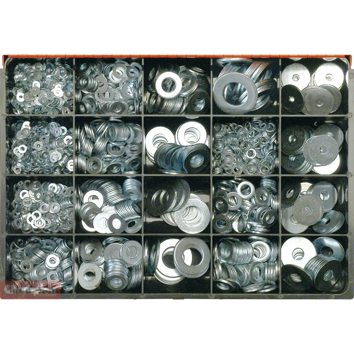 Picture of Master Kit, Flat X Body Washer Zinc Plated Assort