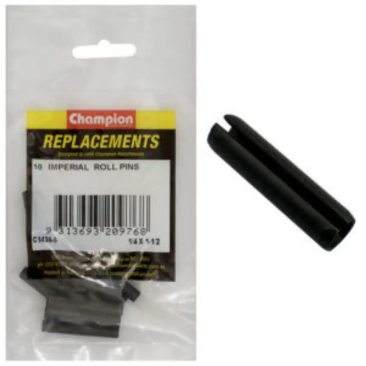 Picture of Roll Pins, 1/4" x 1 1/2", Pkt.10