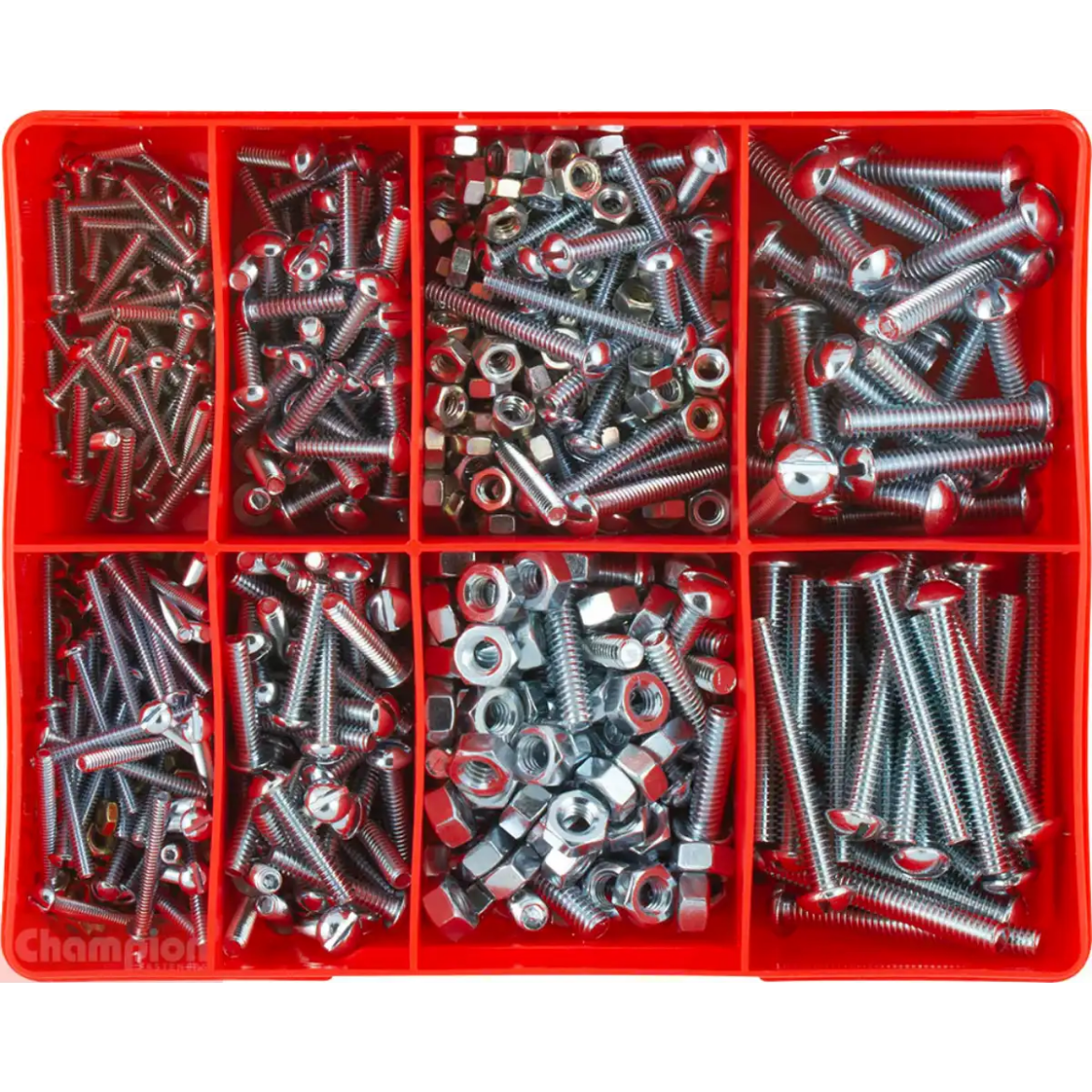 Picture of Grab Kit, Machine Screw & Nut Assort, 1/8"-1/4" BSW, 360 Pce