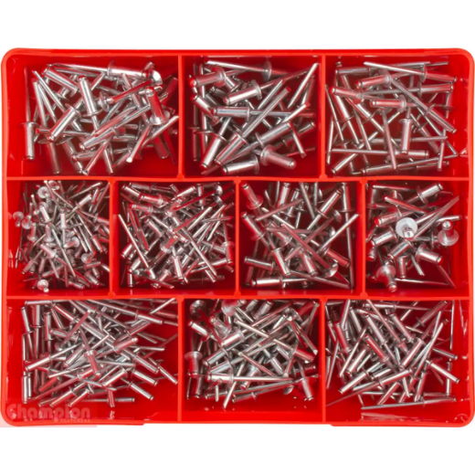 Picture of Grab Kit, Aluminium Blind Rivet Assort, 3/32" - 3/16", 505 Pce