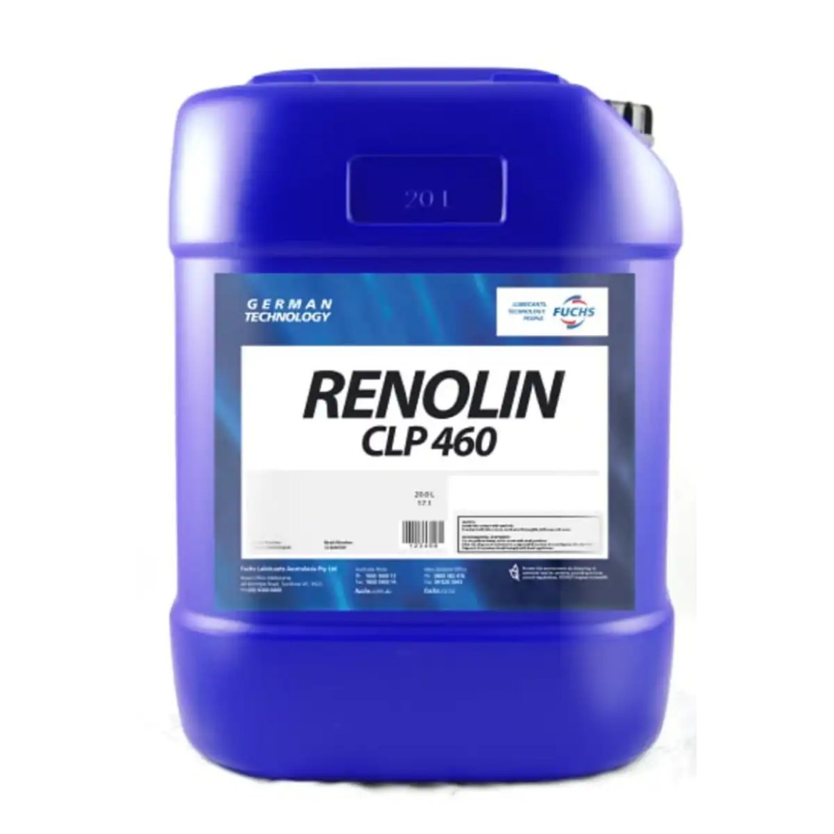 Picture of Industrial Gear Oil, Fuchs, RENOLIN CLP 460, 20L