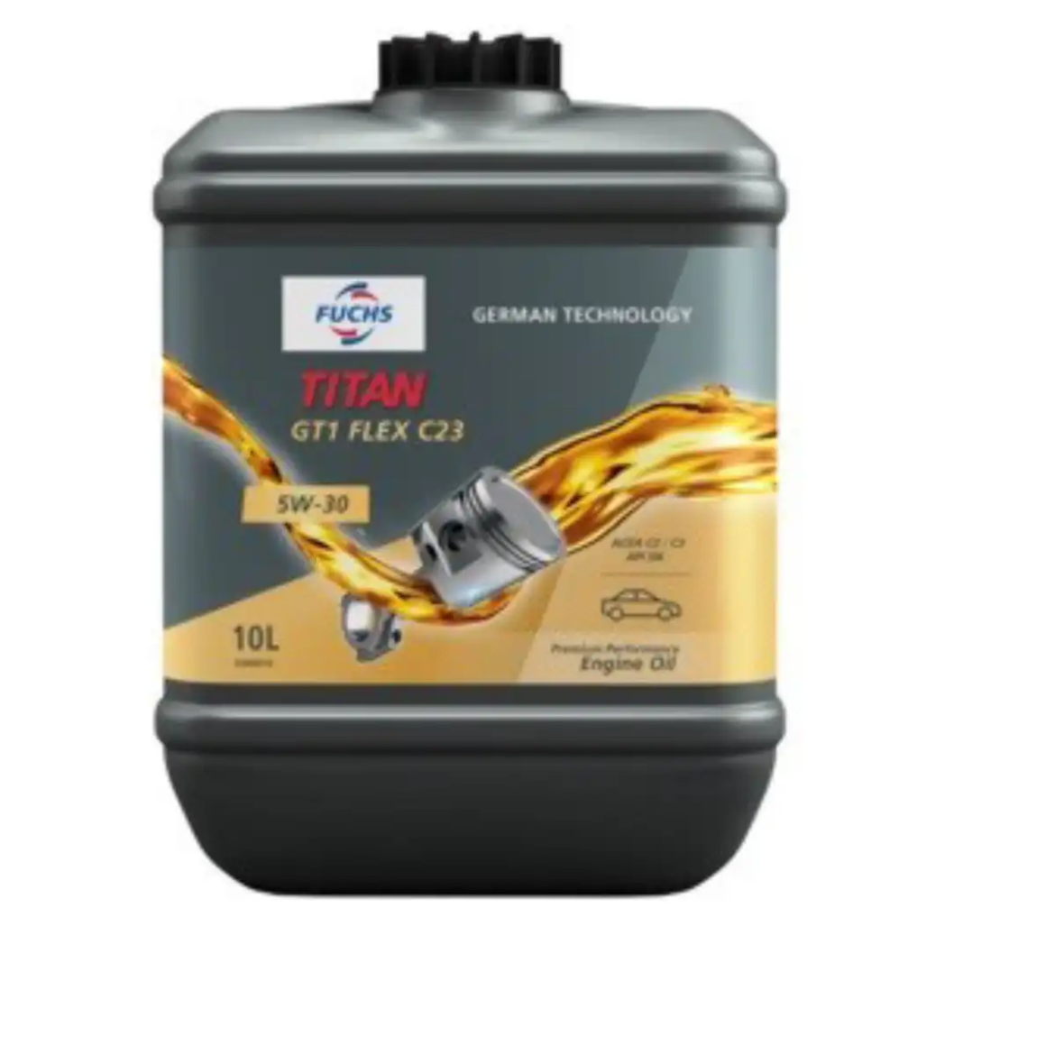 Picture of Engine Oil, Fuchs, Titan GT1 Flex C23, SAE 5W-30, 10L (Supersedes Flex 23 4923010)