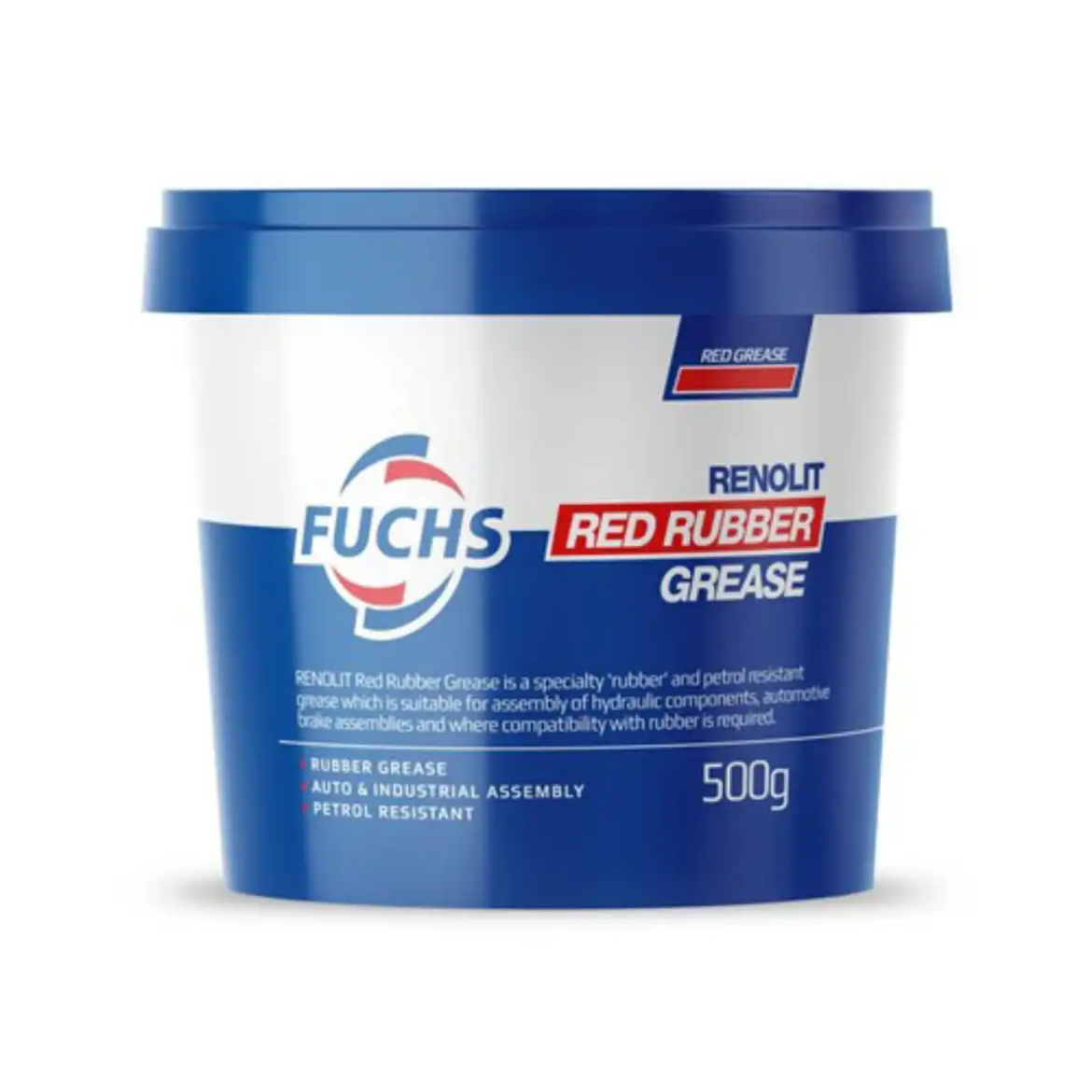 Picture of Grease, Fuchs, Renolit Red Rubber Grease, 500gram, Petrol Resistant Grease