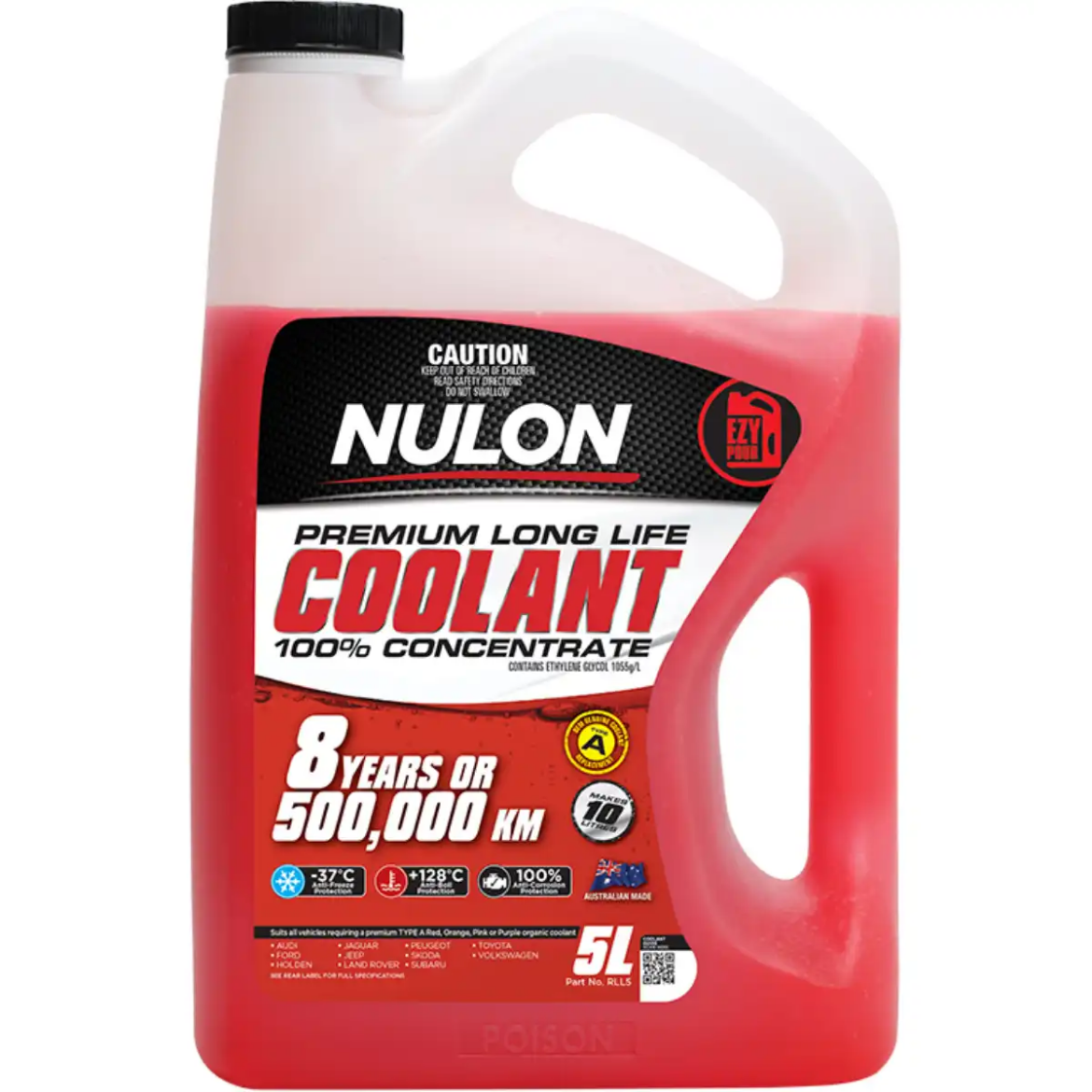 Picture of Coolant, NULON, Concentrate, Long Life 5L (Red)