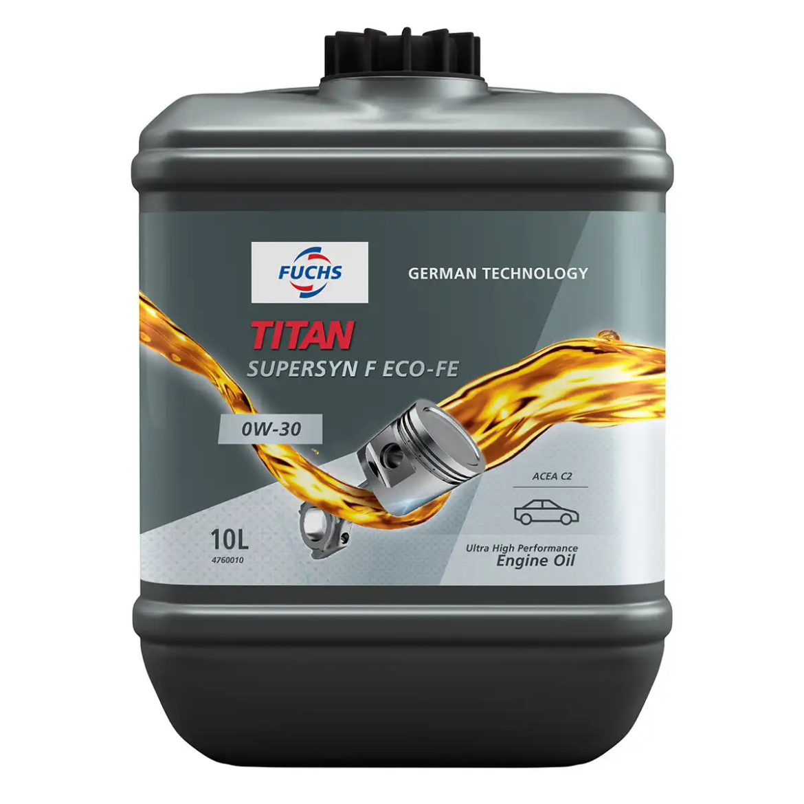 Picture of Engine Oil, Fuchs, TITAN SuperSyn F Eco-FE SAE 0W-30, 10L