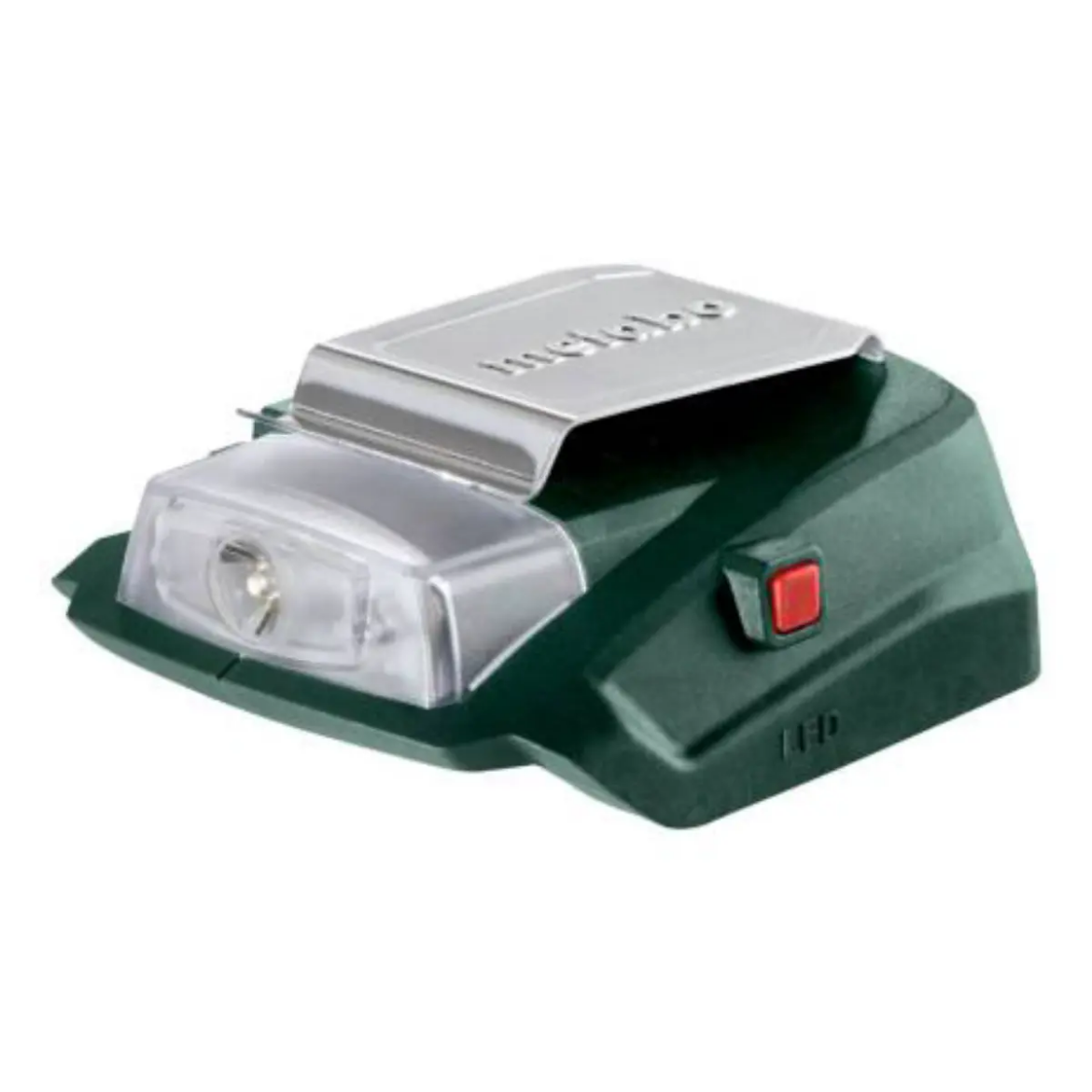 Picture of METABO Power Adaptor, 14.4/18V with 12V Connection + 2 x 5V USB Ports + LED Light, PA 14.4-18 LED-USB