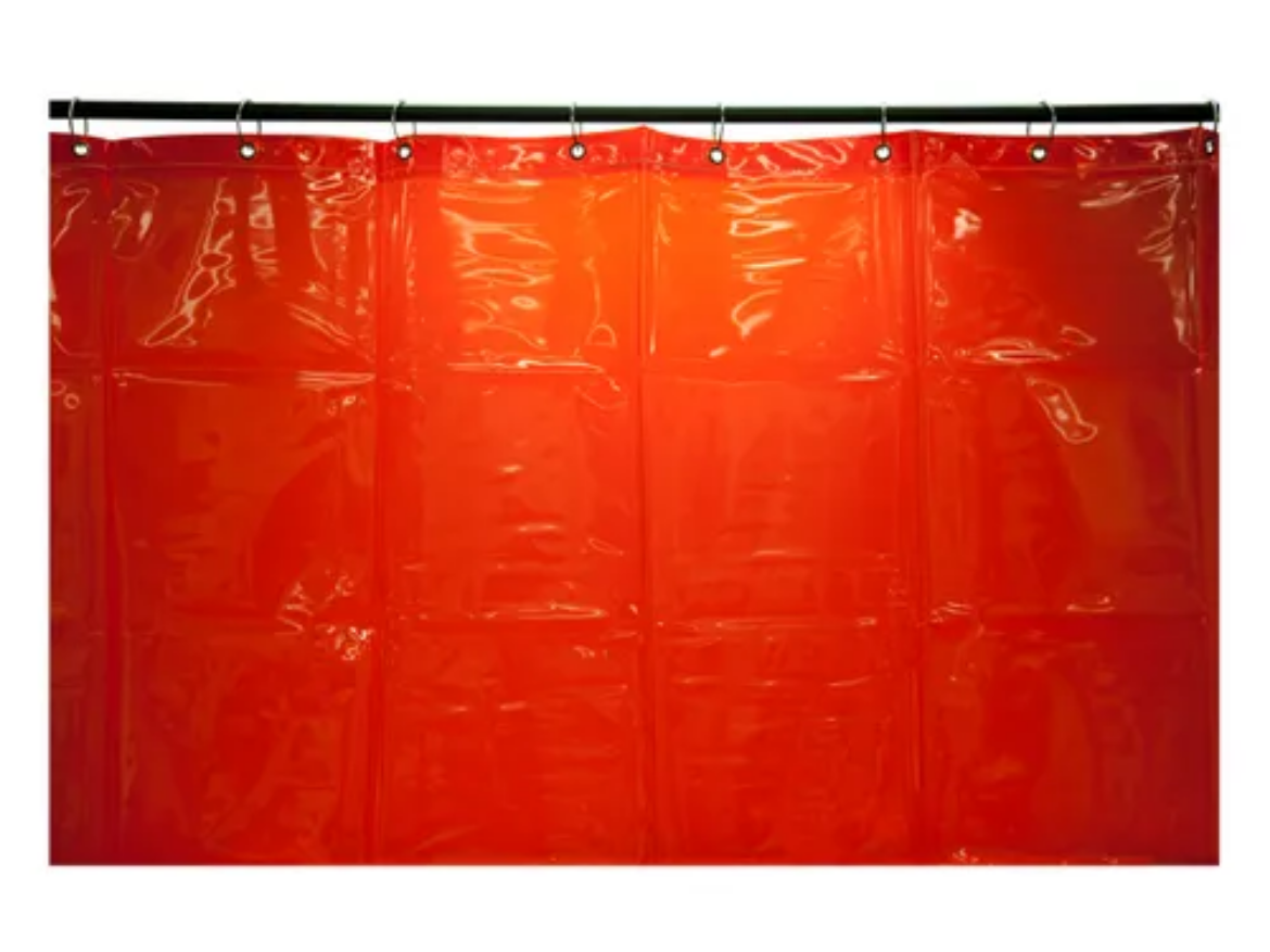 Picture of Welding Curtain, Red, 1800 x 1800mm, Weldclass