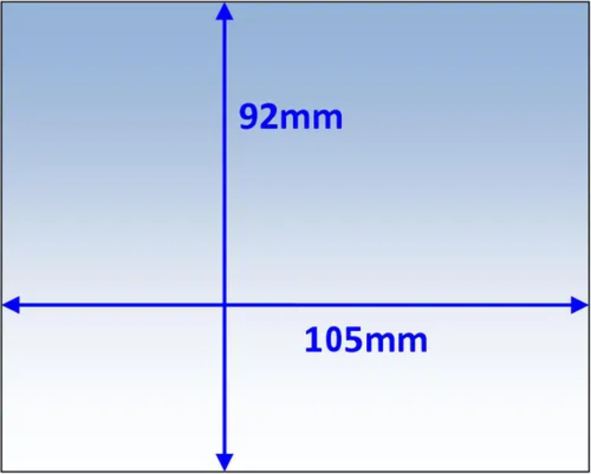 Picture of Lens, Inner, 105x92mm, Promax 500, Pkt.5