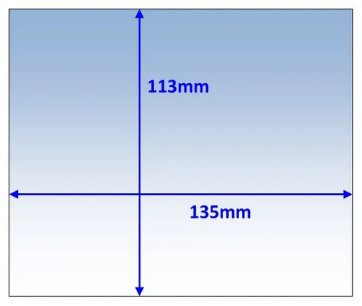 Picture of Lens, Outer, 135x113mm, WIA View FX, Pkt.10