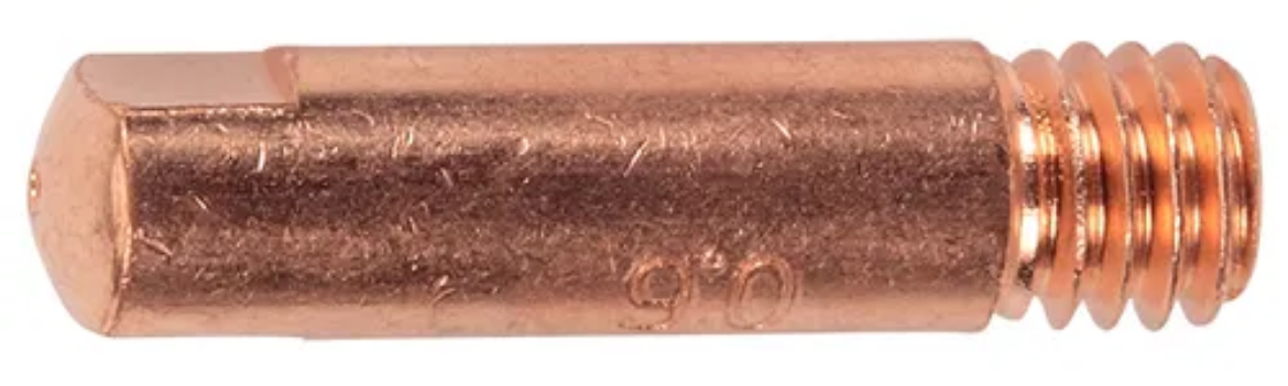 Picture of Contact Tip, Binzel Style SB15/SB24/SB25, 0.8mm, (M6x6), Pkt.5