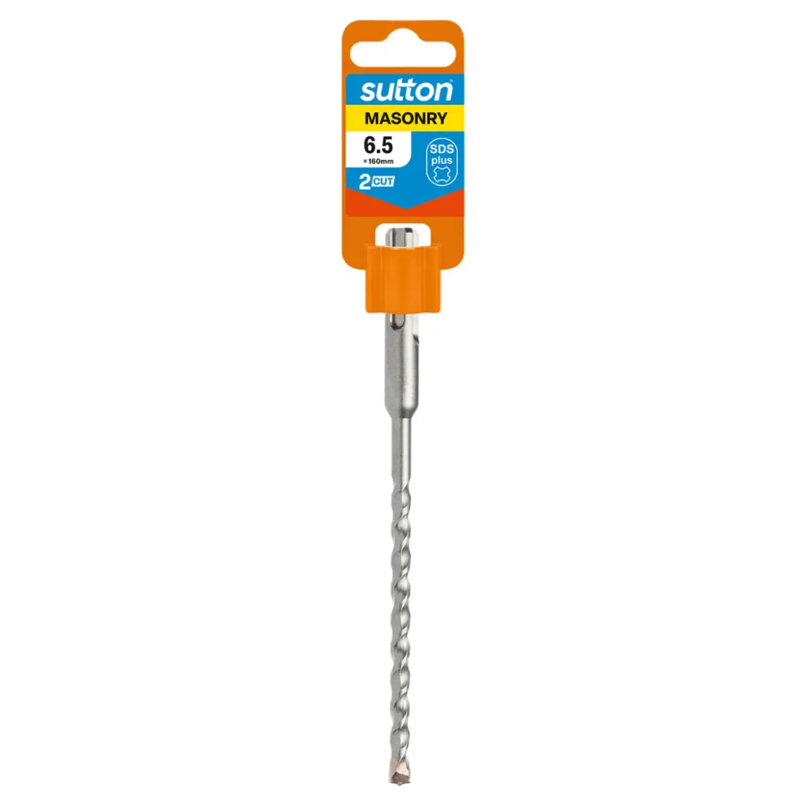 Picture of Drill, Masonry, 6.5mm x 160mm, SDS+, 2 x TCT Tips (Yellow)