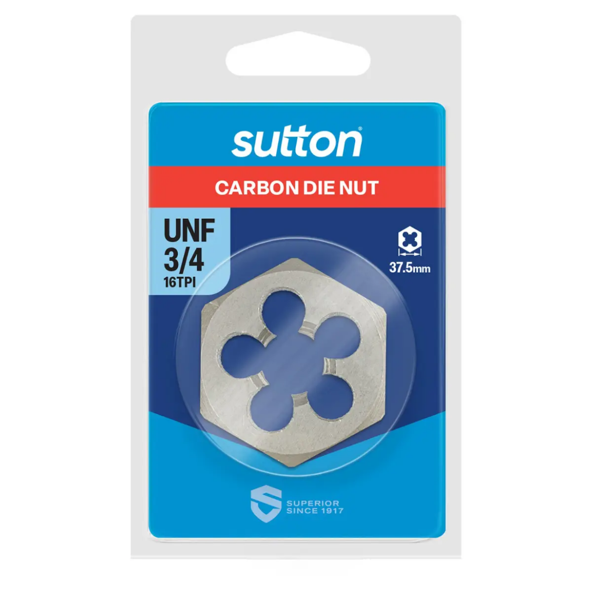 Picture of Die Nut, UNF, 3/4" x 16 TPI, Hex