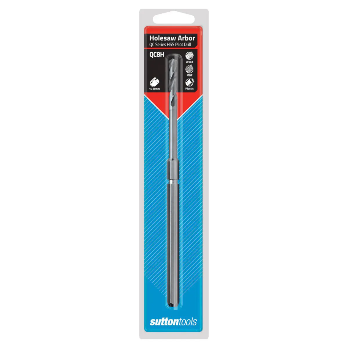 Picture of Pilot Drill, 8mm hex Shank, WHC8-HSS, Suits Multi Purpose Holesaw