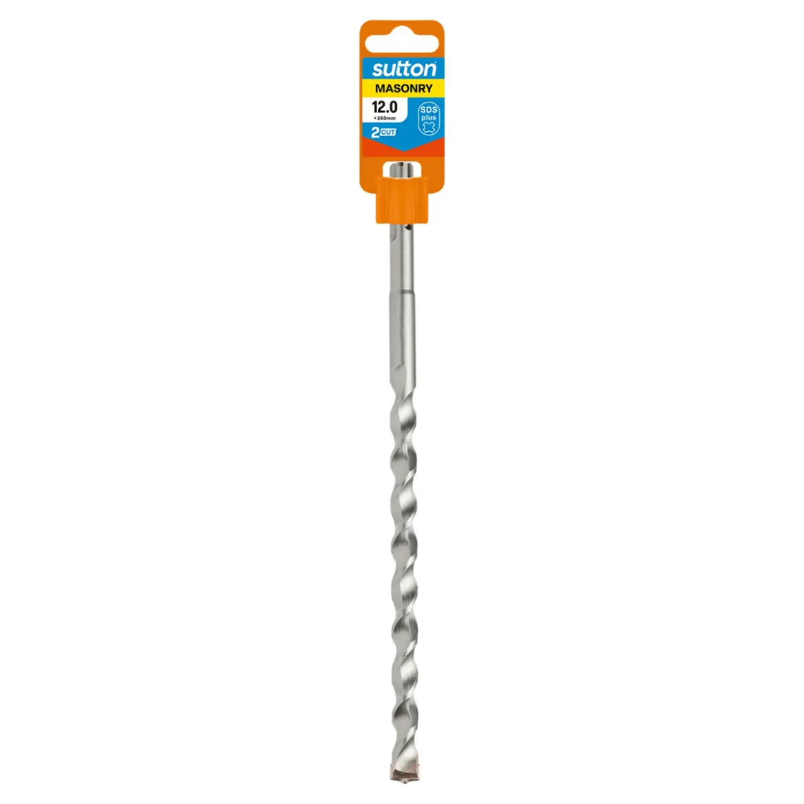 Picture of Drill, Masonry, 12mm x 260mm, SDS+, 2 x TCT Tips (Yellow)