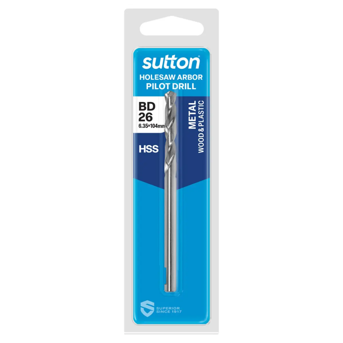 Picture of Pilot Drill, 6.35mm Hex Shank, Suits Multi Purpose Holesaw Arbor