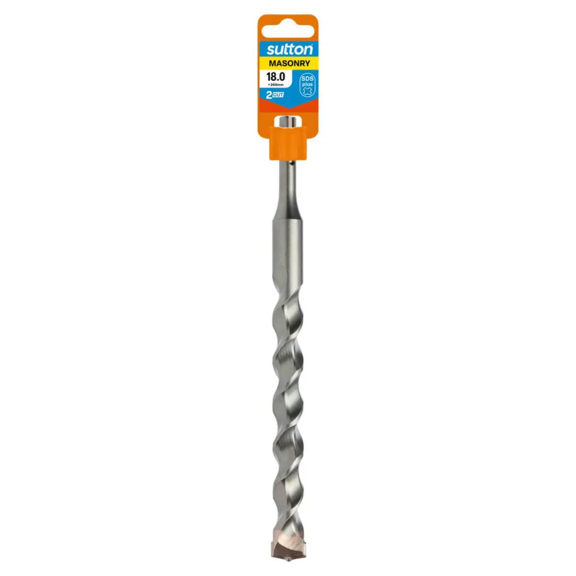 Picture of Drill, Masonry, 18mm x 260mm, SDS+, 2 x TCT Tips (Yellow)