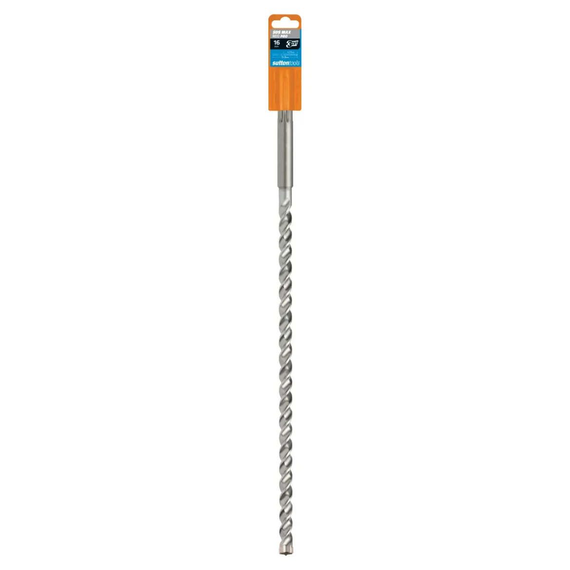 Picture of Drill, Masonry, 16mm x 540mm, REO PRO, SDS MAX, 3 x TCT Tips (Grey)
