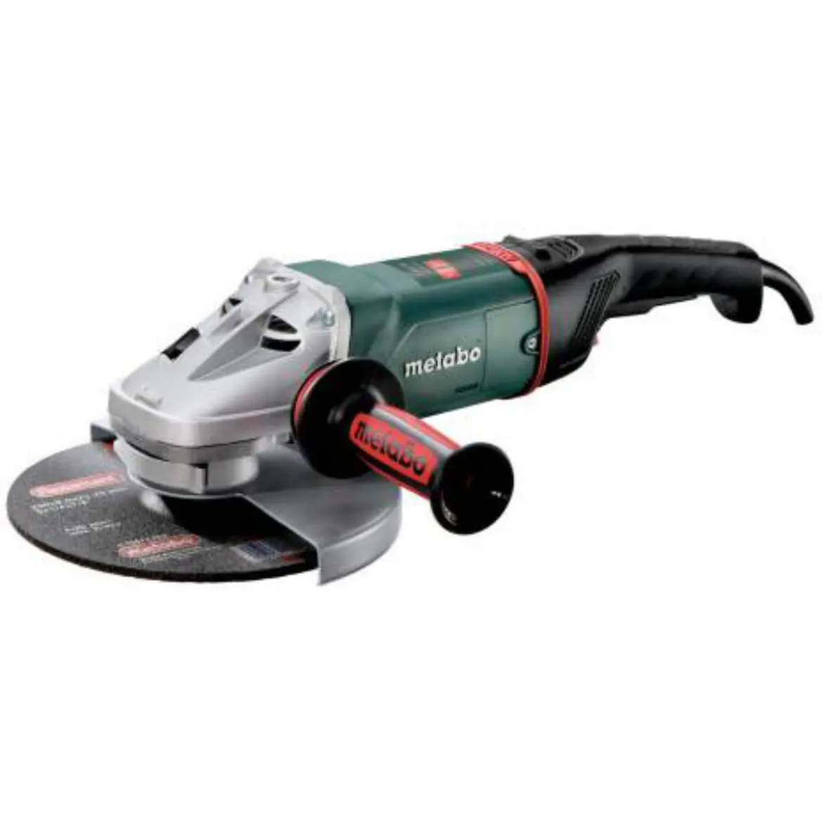 Picture of METABO Grinder, 9"/230 mm, 2400W, 3-position Side Handle, Rotatable Rear Handle, W 24-230 MVT