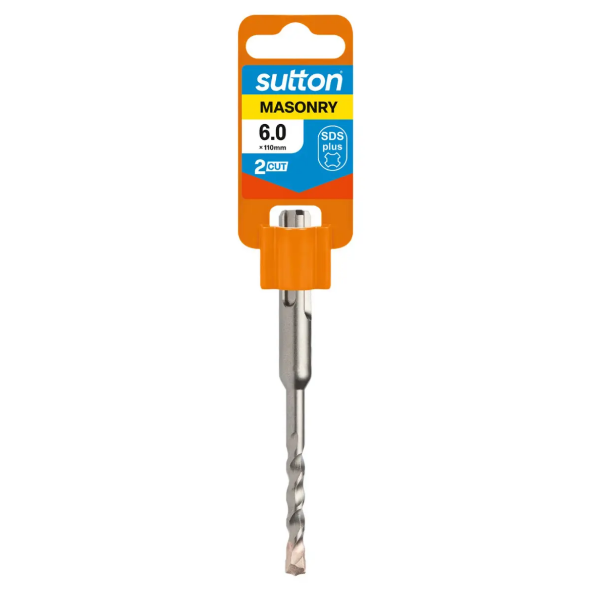 Picture of Drill, Masonry, 6mm x 110mm, SDS+, 2 x TCT Tips (Yellow)