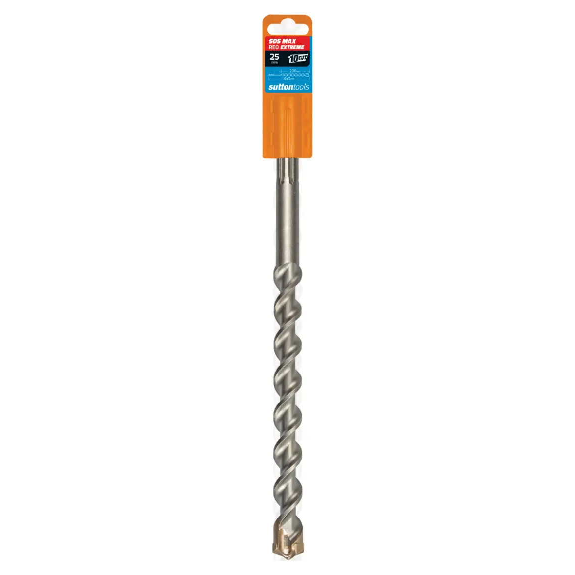 Picture of Drill, Masonry, 25mm x 340mm, REO EXTREME 10 CUT, SDS+, TCT Tips (Red)