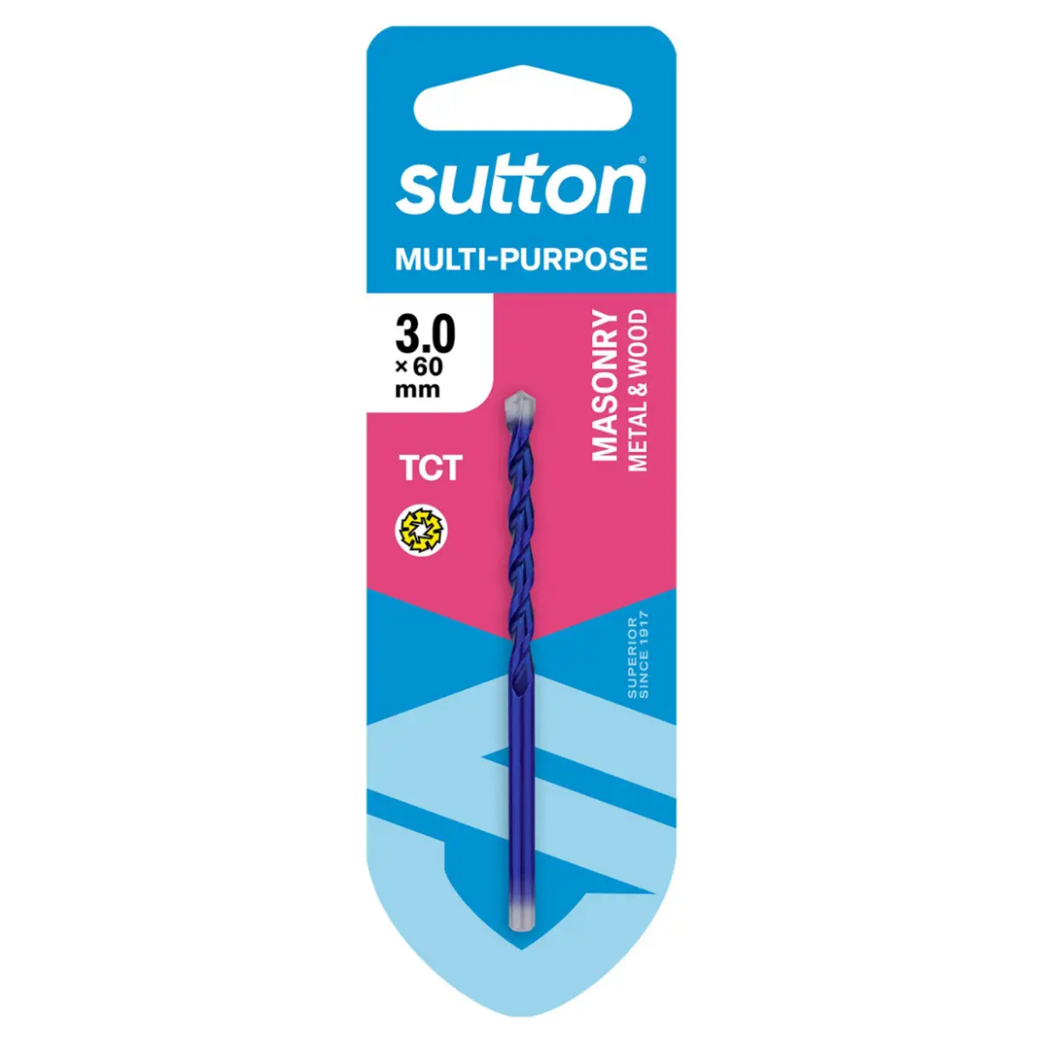 Picture of Drill, 3.0mm x 60mm MULTI-PURPOSE Carded
