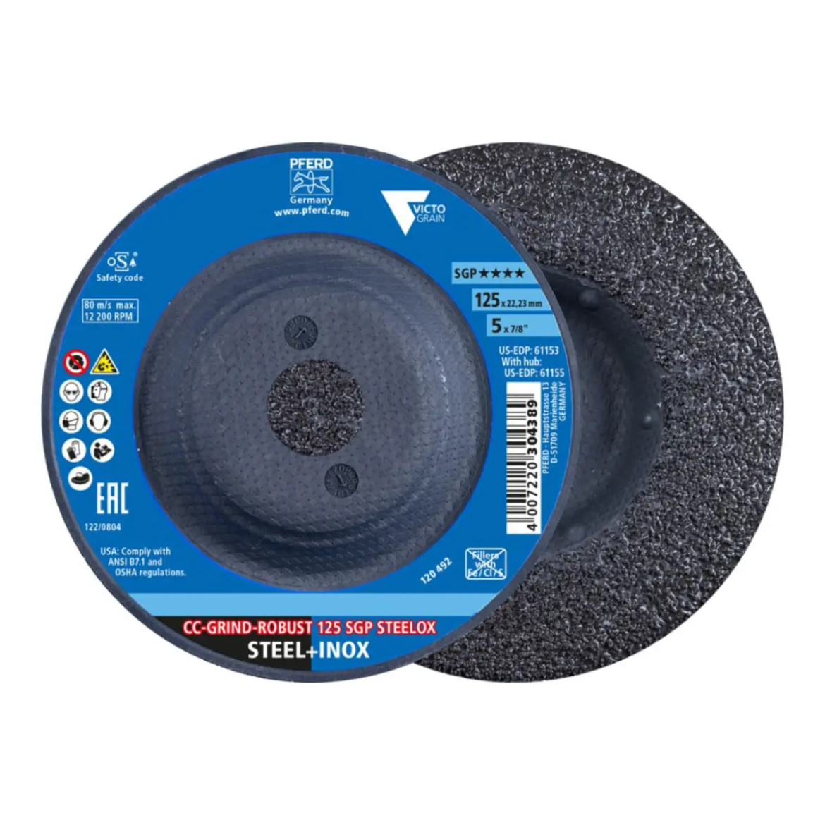 Picture of GRINDING WHEEL, CC-GRIND ROBUST 125 SGP STEELOX