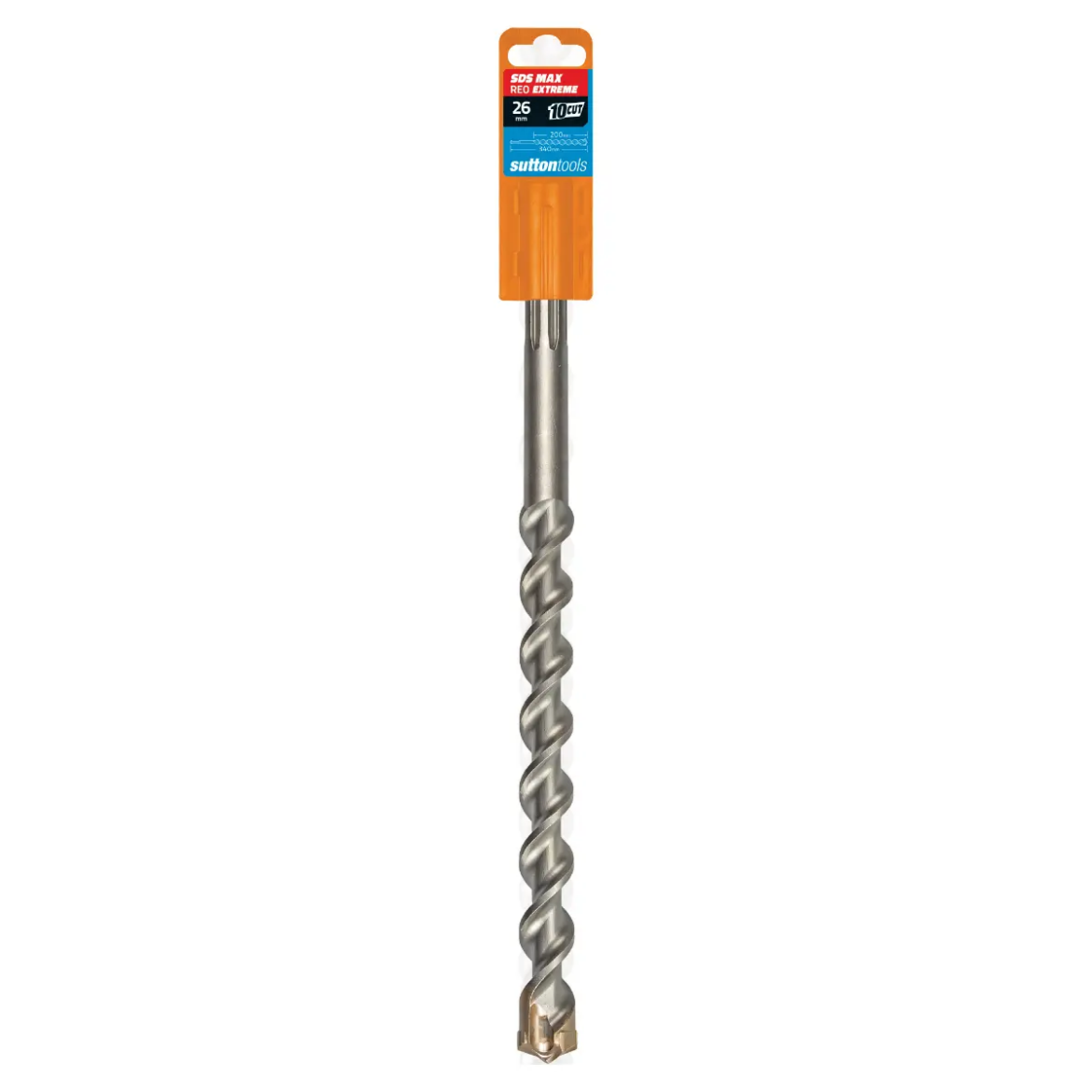Picture of Drill, Masonry, 26mm x 340mm, REO EXTREME 10 CUT, SDS+, TCT Tips (Red)