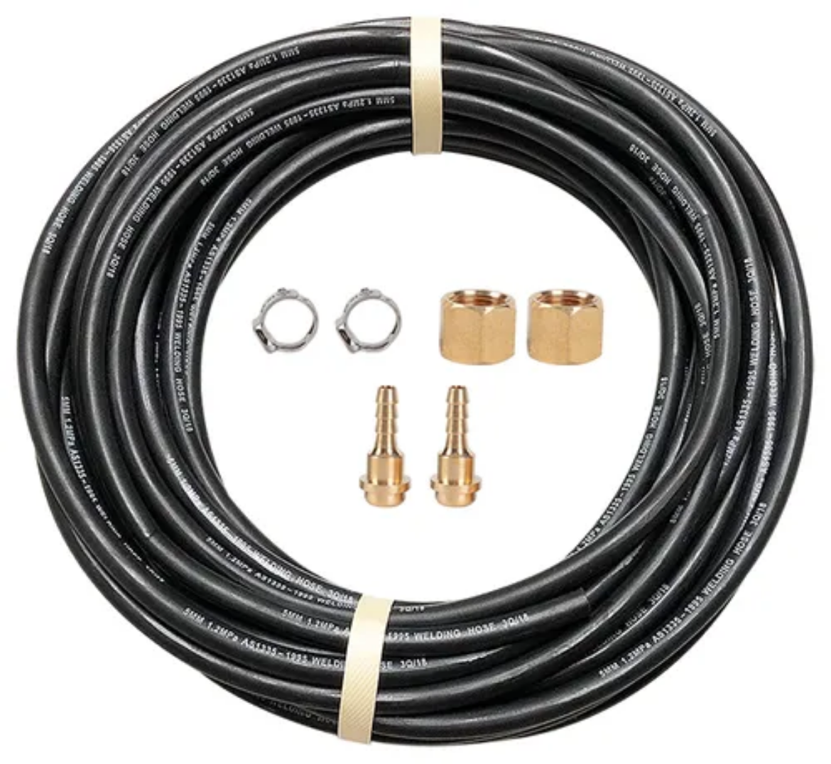 Picture of Hose Kit, Argon/Co2/Inert (Black) 20m + Fittings, Weldclass