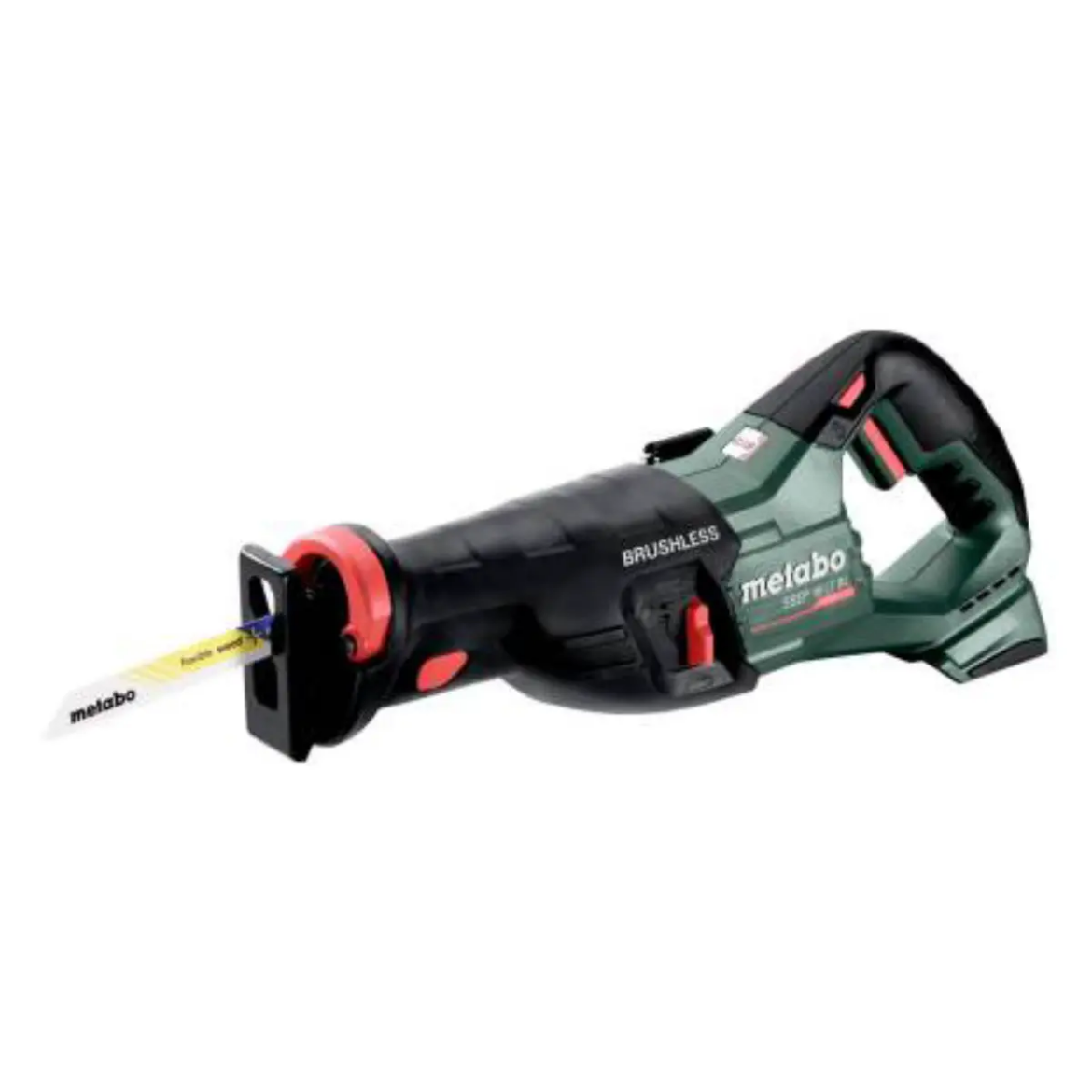 Picture of METABO Reciprocating/Sabre Saw, 18V Brushless with selectable Pendulum Stroke. 0 - 3000 rpm, 32 mm Blade Stroke, SSEP 18 LT BL - SKIN ONLY