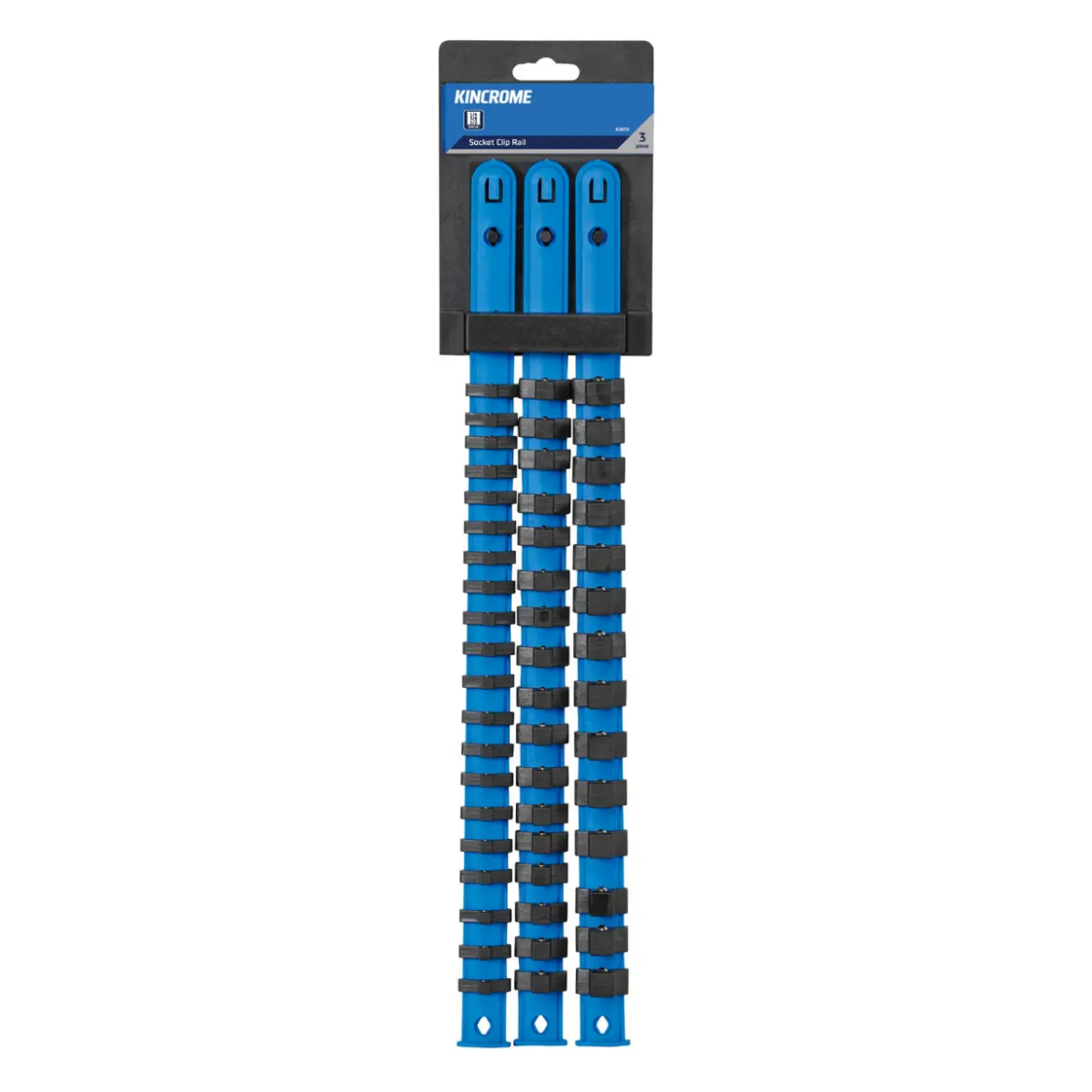 Picture of Socket Clip Rail Set 3 Piece 1/4, 3/8 & 1/2" Drive