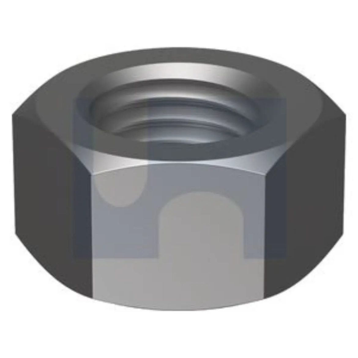 Picture of Nut, Metric Fine, 10-1.25, Class 8, Zinc Plated