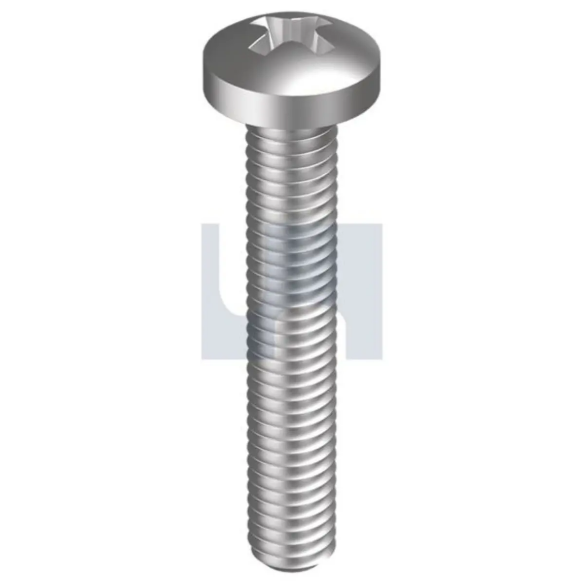 Picture of Machine Screw, Metric, 5 x 16mm, Pan/Philips Head, Stainless 304