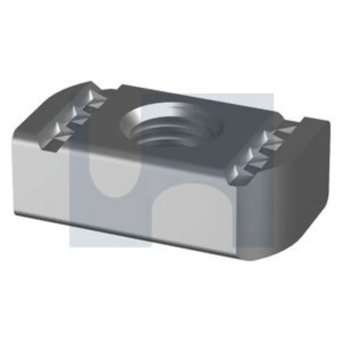 Picture of ZINC STRUT NUT NO SPRING: M12 (SIMILAR TO UNISTRUT/CHANNEL NUT)