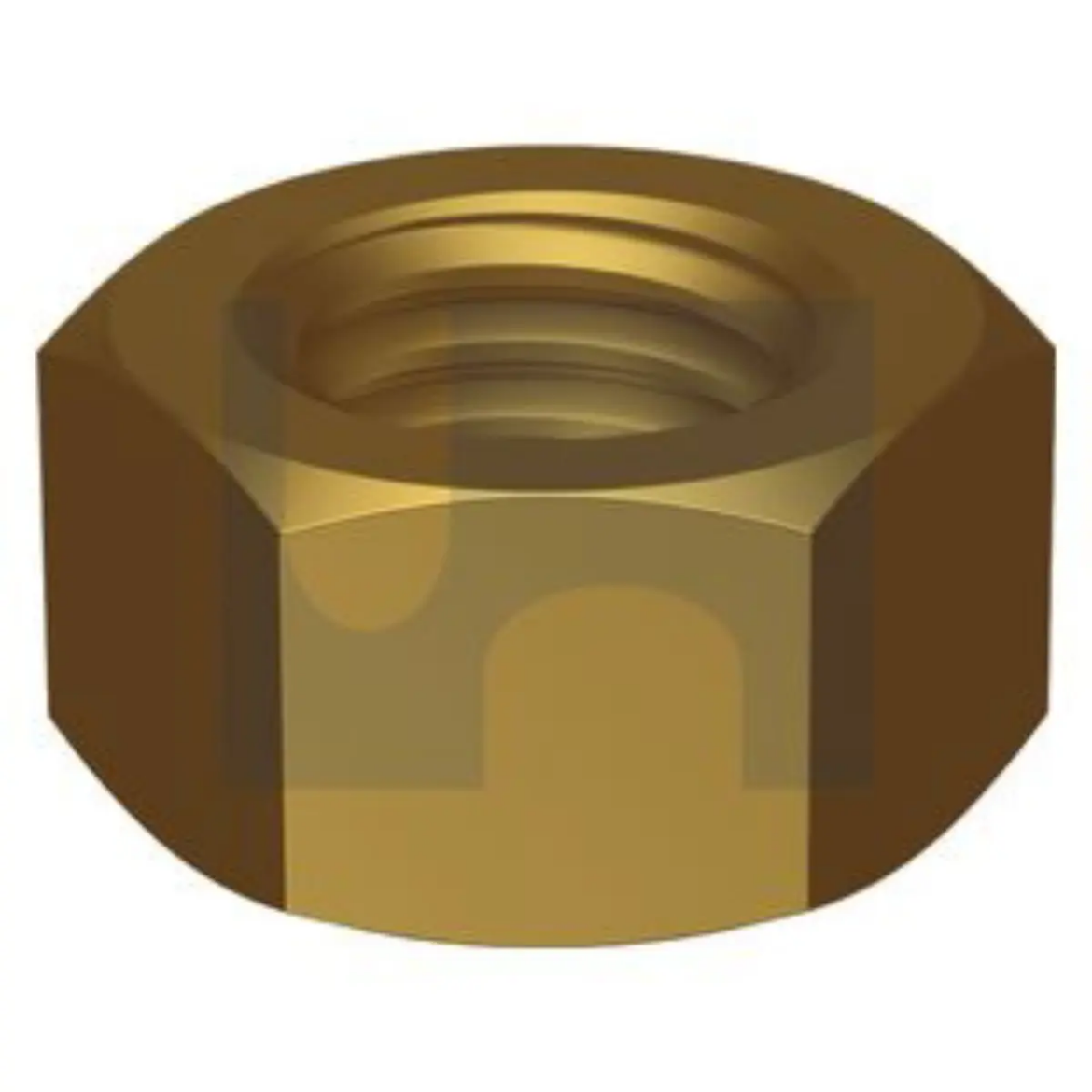 Picture of Nut, Metric, 12mm, Brass