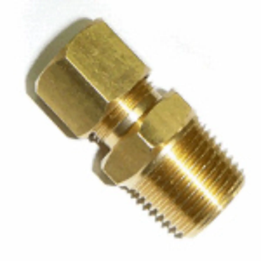 Picture of Male Connector, Std Comp, 3/8" x 3/8" BSP